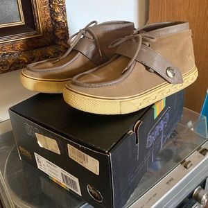 L.A.M.B. by Gwen Stefani suede shoes size 8 rare collector shoe EUC